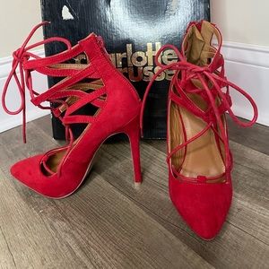 Charlotte Russe Red Heels SZ 6